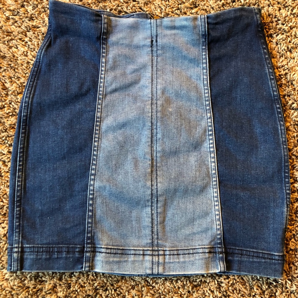 Free People Denim Skirt